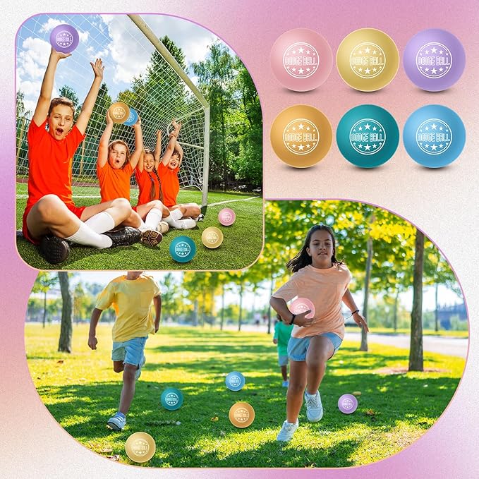 Jerify Foam Dodgeball Set 5 Inch Soft Skin Playground Dodgeballs Bulk, Low Density Foam for Non Sting Dodgeball Sports Equipment for Kids and Adults