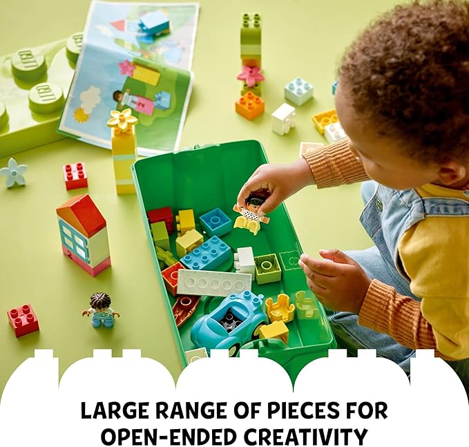 LEGO DUPLO Classic Brick Box Building Blocks - Learning & Educational Toys for Toddlers, Preschool, Ages 1.5+ Years - Develop Fine Motor Skills - Gift for Birthdays - 10913
