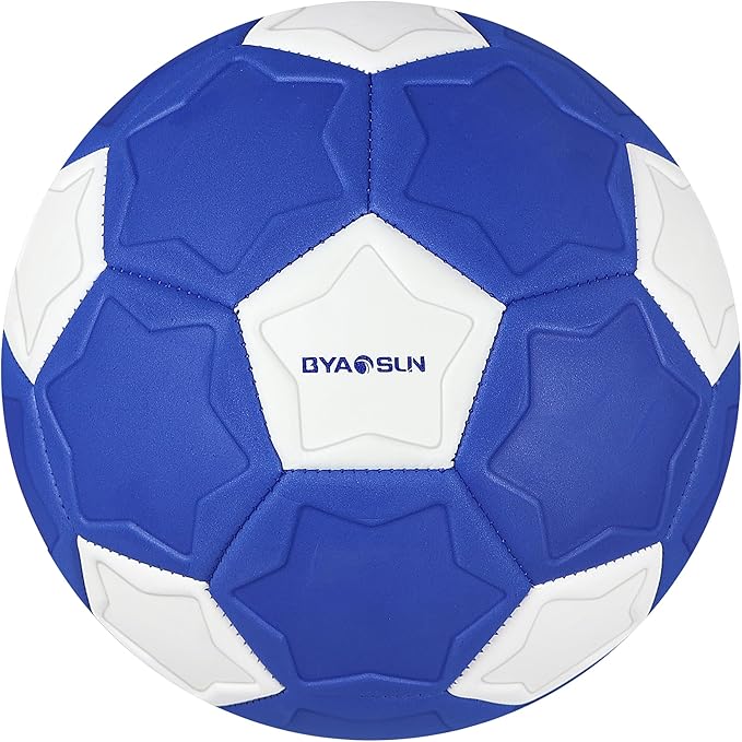 Curve Soccer Ball Size 4, Swerve Soft Balls for Outdoor and Indoor,Size 4 Soccer Ball for Boys and Girls
