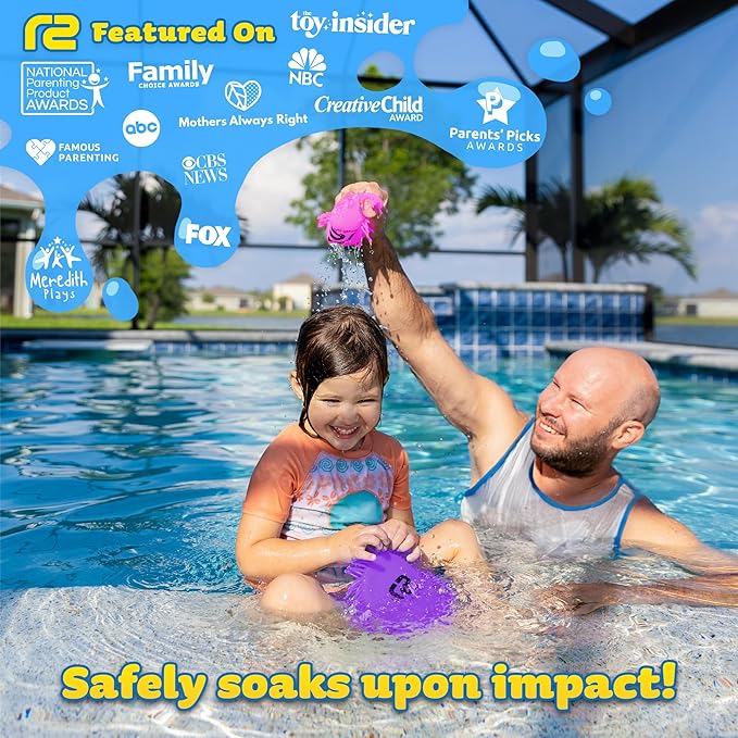 Beach Flying Disc Pool Toy: 2 Pack Water Discs for Kids - Soaks The Target On Impact - Best Outdoor Swimming Pool Toys for Kids - Fun Beach Games & Soft Game Water Toys For Girls Ages 4-8 8-12 +