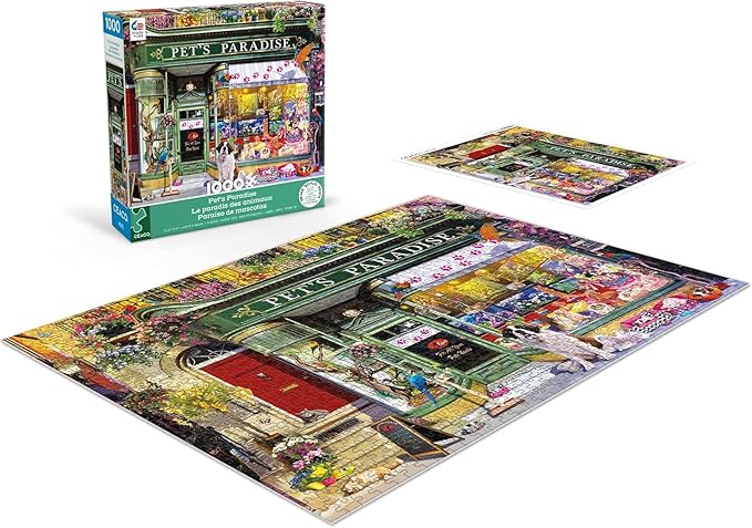 Ceaco - Shop Windows - Pet's Paradise - 1000 Piece Jigsaw Puzzle