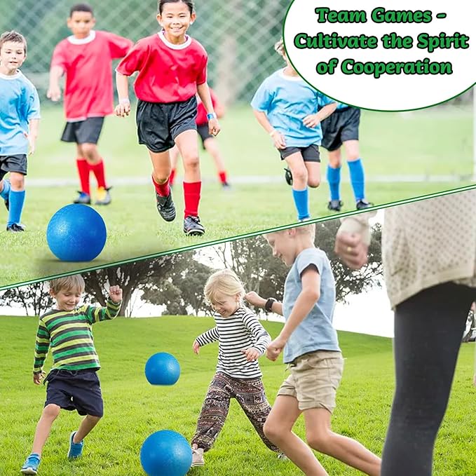 24 Pcs Playground Balls,6 Inch Inflatable Dodge Balls,Sport Bouncy Balls with a Hand Pump,Dodgeball Balls for Indoors Outdoors Ball Games,Gym,School,Camps,Picnic