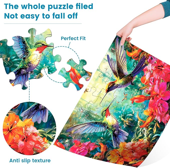 4 Packs Large Piece Puzzle for Seniors - Dementia 36 Pieces Puzzles for Elderly Adults,Alzheimer Puzzles Memory Cognitive Games for Elderly Seniors with 4 Storage Bags