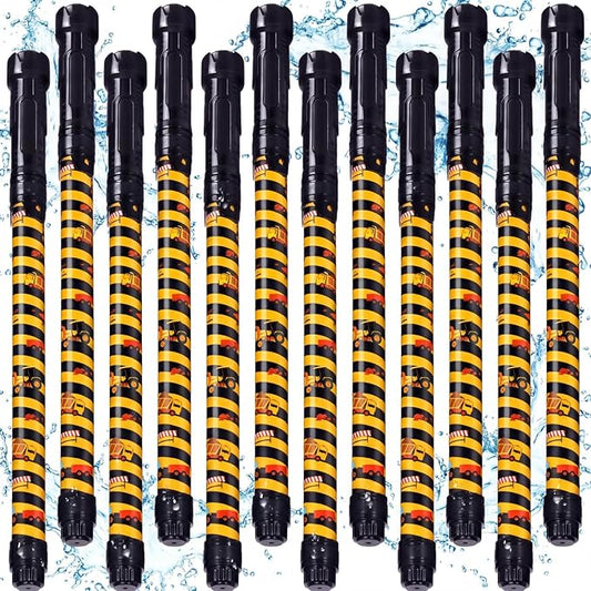 12 Pack Construction Water Gun Blaster Dump Truck Excavator Tractor Party Favors 15.75 in Water Shooter Blasters Gun Toys Summer Activity for Kids Outdoor Swimming Pool Backyard Beach Games