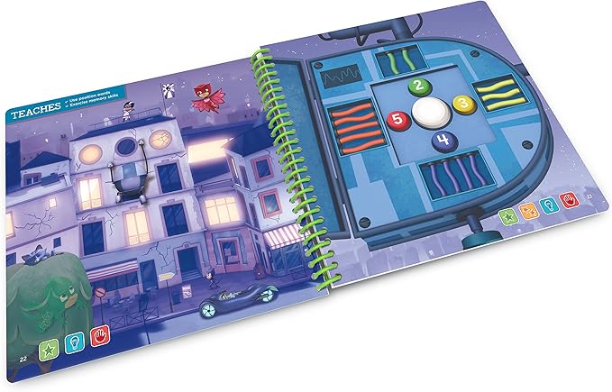 LeapFrog LeapStart 3D Moonlight Hero Math with PJ Masks Book, Level 2