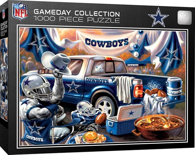 MasterPieces - 1000 Piece Jigsaw Puzzle, NFL Dallas Cowboys, Fun for Adults and Family, Non-Glare Finish, 19.25"x26.75"