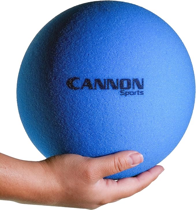 Cannon Sports Soft Foam Ball – Uncoated Medium Density Ball - Lightweight, Safe Play, Indoor/Outdoor Fun - Great for Volleyball, Basketball, Soccer, Dodgeball, and More