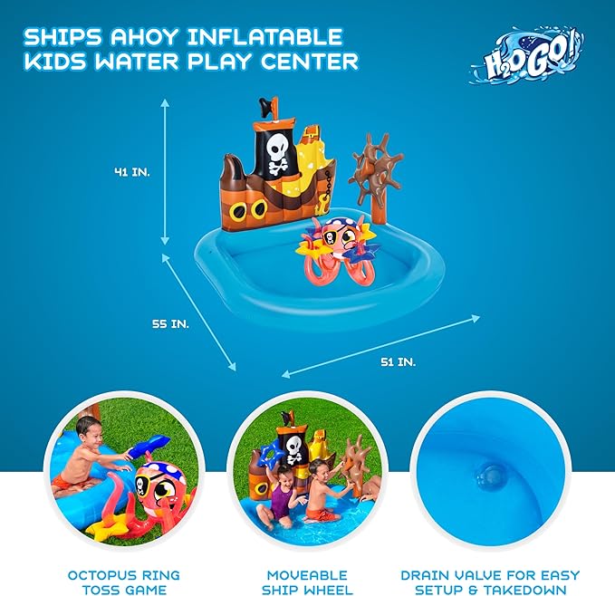 H2OGO! Ships Ahoy Play Center Splash Pool