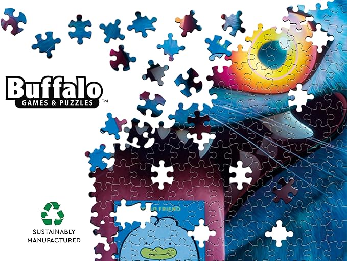 Buffalo Games – Netflix K-Pop Demon Hunters Derpy - 300 Oversized Piece Jigsaw Puzzle - Larger Shapes - Great for Adults, Family, Kids, Easy to Grip