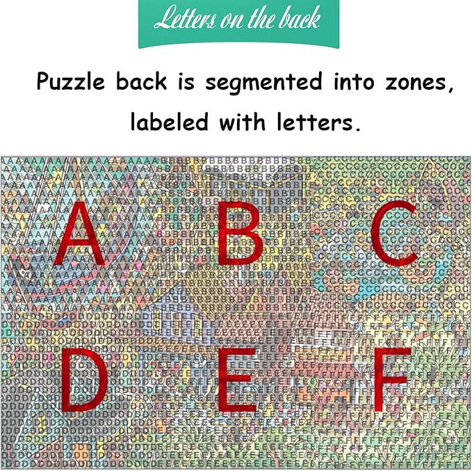 Jigsaw Puzzles for Adults, 2 Pack 1000 Pieces Pirate Park Animal Paradise Puzzle, Cartoon Painting Challenging Puzzles for Family Activity Game Nights Gifts Fidget Stress Relief
