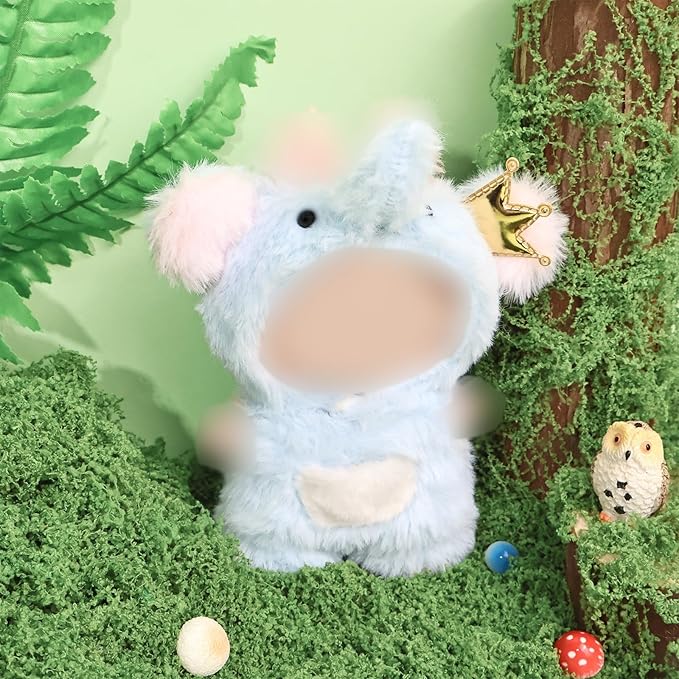 Clothes for labubu 17cm Accessories Suit Cute Clothes for Doll Dress up Animal Style Outfits (NO Doll)（Elephant）