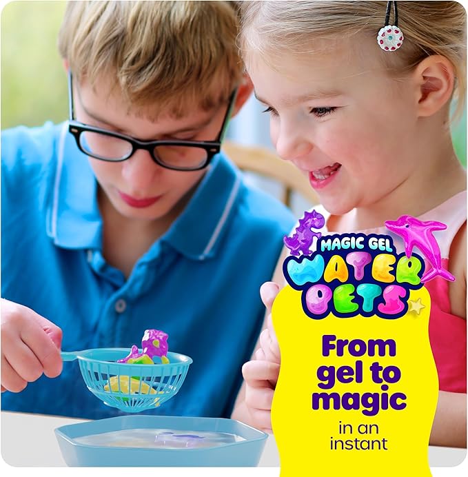 Dan&Darci Aqua Fairy Water Gel Kit for Kids - Easter Gift - Magic Elf Toy Kits - Waters Pets - DIY Squishy Maker Set - Craft for Kids - Make Your Own Squishies Toys Crafts - Gifts for Boys & Girls