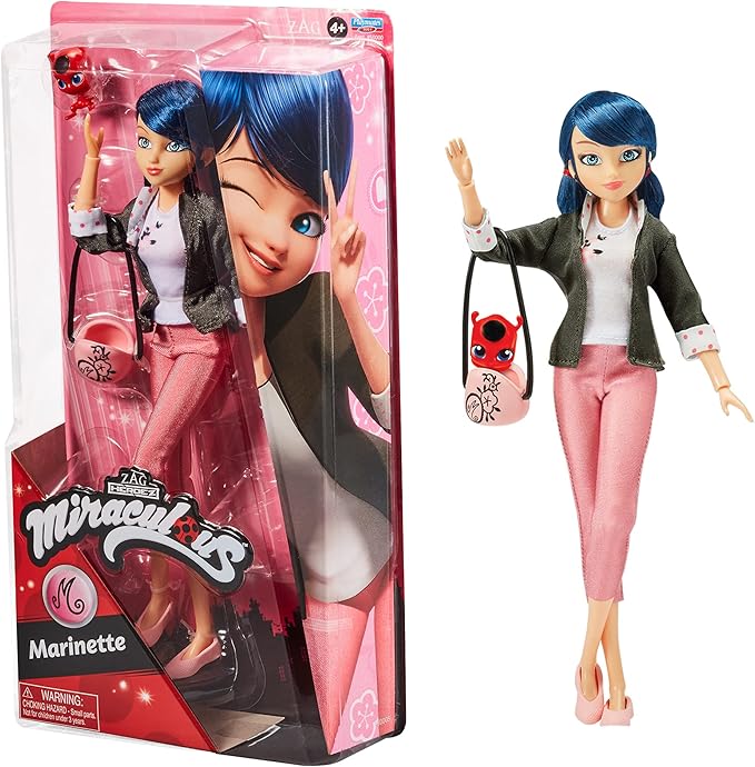 Miraculous: Tales of Ladybug & Cat Noir - Marinette 26cm Fashion Doll with Accessories (Bandai)