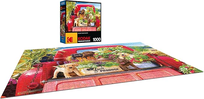 RoseArt - Kodak Premium - Stowaways - 1000 Piece Jigsaw Puzzle for Adults