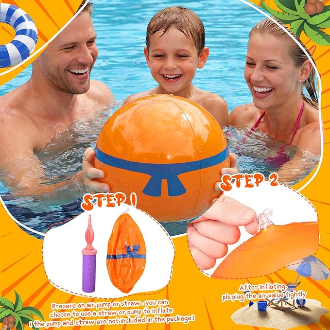 Soulchen 12 Pack Anime Beach Ball 8 Inch Inflatable Beach Balls Bulk Cartoon Blow up Summer Pool Toys for Adults Game Party Favors for Birthday Summer Outdoor Anime Birthday Pool Party Supplies