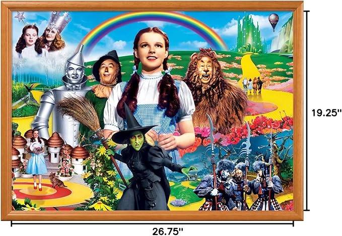 MasterPieces 1000 Piece Jigsaw Puzzle for Adults, Family, Or Youth - Wonderful Wizard of Oz - 19.25"x26.75"