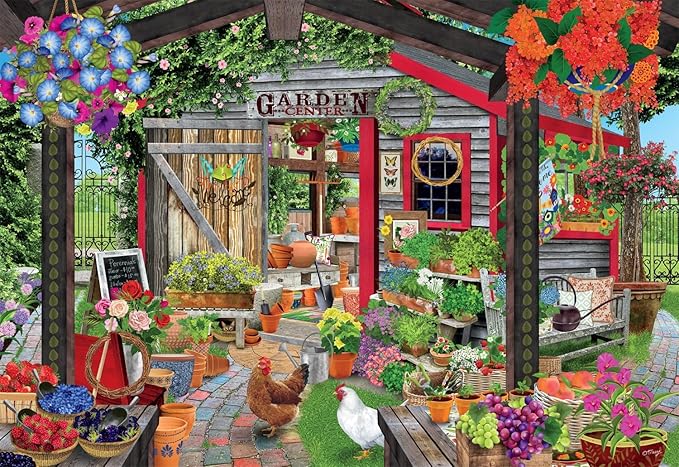 Ceaco - Tracy Flickinger - The Garden Center - 2000 Piece Jigsaw Puzzle