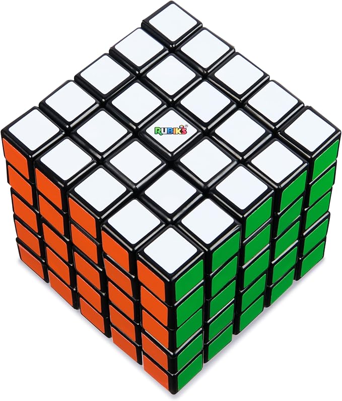Rubik’s Cube, 5x5 Cube Color-Matching Puzzle Highly Complex Problem-Solving STEM Toy Brain Teaser Fidget Toy for Kids, for Ages 8 & Up
