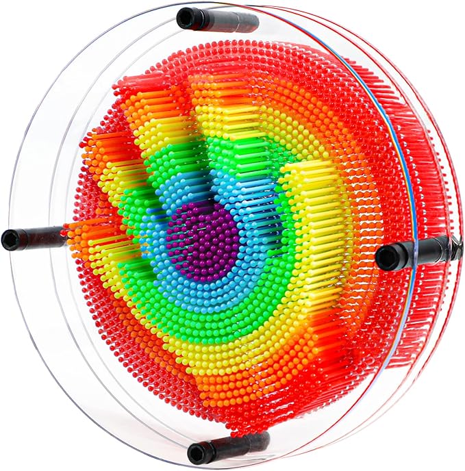 ENJSD 3D Pin Art Sensory Toys for Kids 5-7, Pin Art Board Impression Sensory Toys for Kids with Autism, Autism Gifts for Autistic Children Age 3, 4, 5, 6, 7, 8, 9, 10+ Years Old Boys Girls