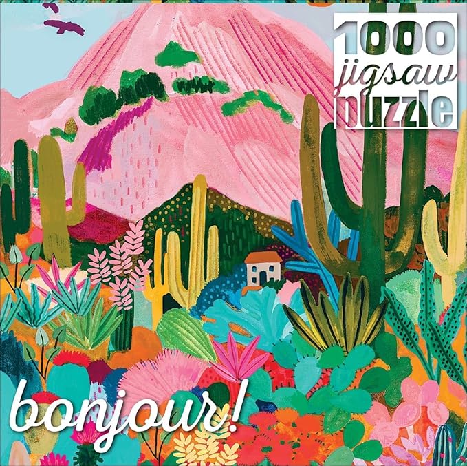 Buffalo Games - Hebe Studio - Cactus Mountain AZ - 1000 Piece Jigsaw Puzzle for Adults -Challenging Puzzle Perfect for Game Nights - Finished Size is 26.75 x 19.75
