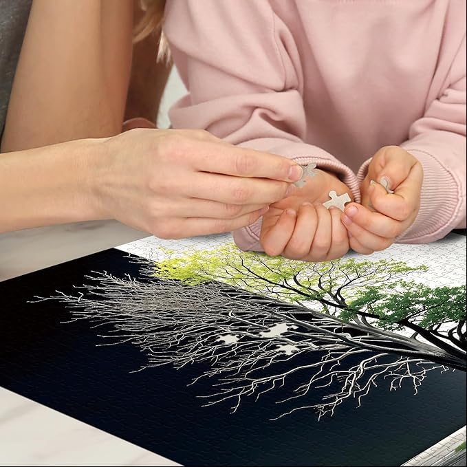 Jigsaw Puzzles for Adults 1024 Pieces - Challenging Fun Puzzles Stunning Art Wall Decor, Gift for Adult Puzzle Lovers, Family Game, Tree of Life Z0804