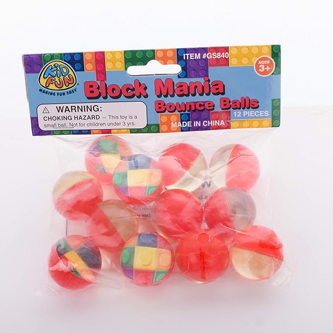 Building Block Inspired Super Hi High Bounce Rubber Balls (12)