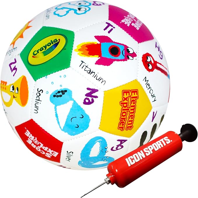 Crayola Official Soccer Ball - Unisex Kids - Element Size 5