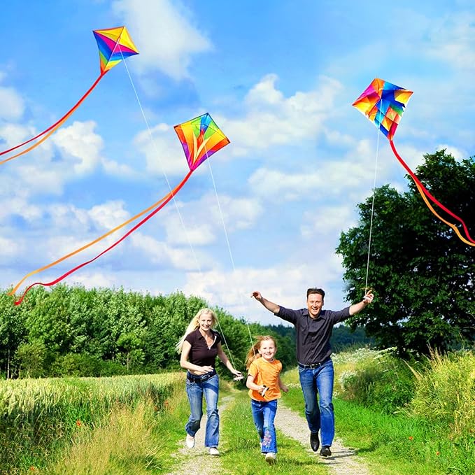 Simxkai Kite for Kids Adults,Easy to Fly(1 Pack & 2 Pack & 3 Pack & 4 Pack)