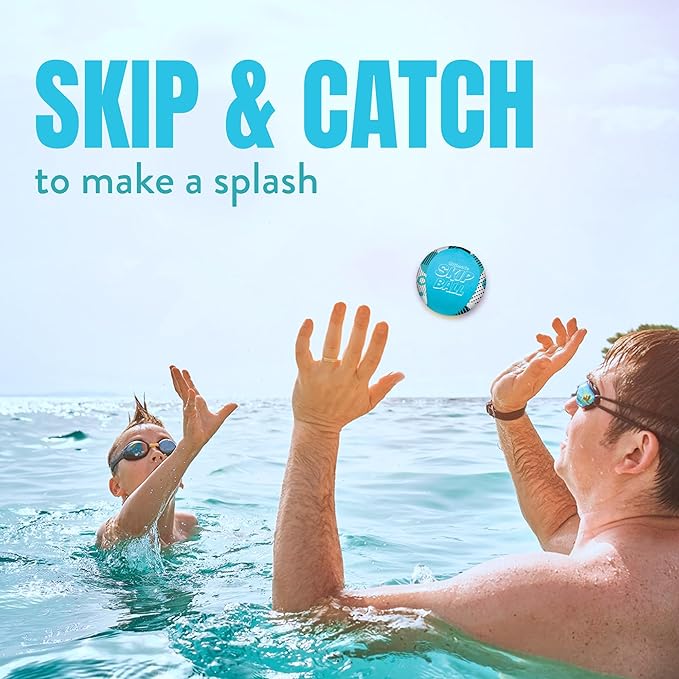Activ Life The Ultimate Water Skip Balls, Water Bouncing Ball for Swimming Pool, Beach Toys for Friends, Family, Kids and Adults