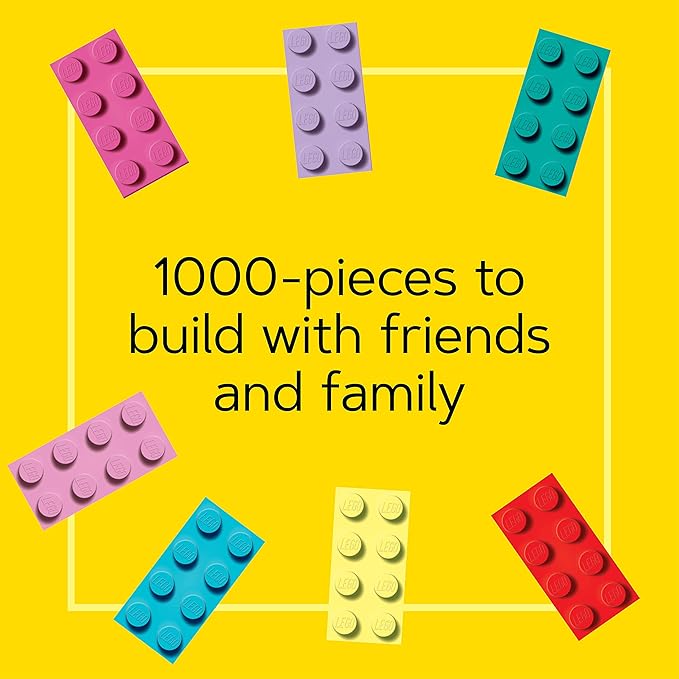 LEGO Minifigure Rainbow 1000-Piece Jigsaw Puzzle