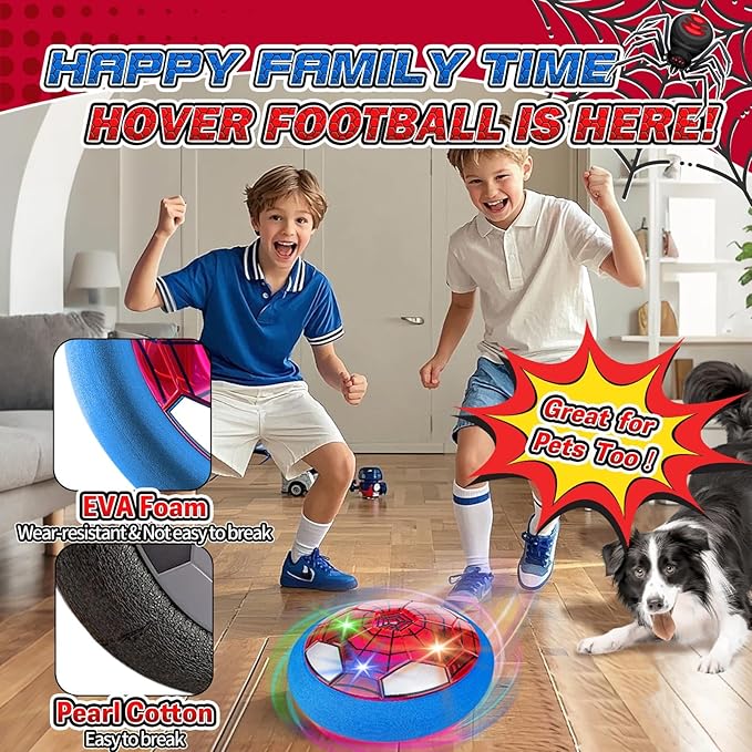 Hover Soccer Ball for Kids, Boy Girl Birthday Gifts, Outdoor Indoor Toy Games Gift for Boys Girls Age 5 6 7 8 9 10 11 12 Year Old, Kids Toys Hover Soccer Ball Boys Gift Idea for Age 6-12 Years Old