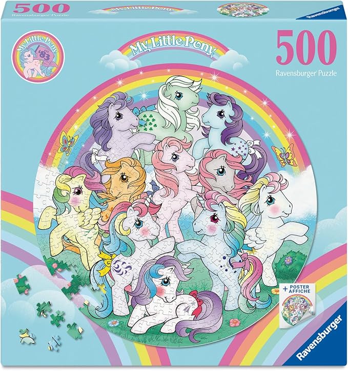 Ravensburger My Little Pony 500 Piece Round Puzzle for Adults