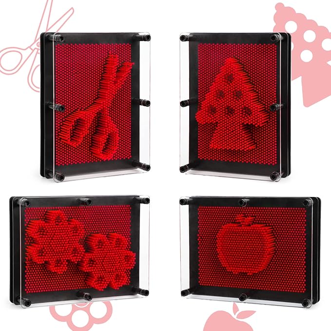 ENJSD 3D Pin Art Sensory Toys for Kids 5-7, Pin Art Board Impression Sensory Toys for Kids with Autism, Autism Gifts for Autistic Children Age 3, 4, 5, 6, 7, 8, 9, 10+ Years Old Boys Girls