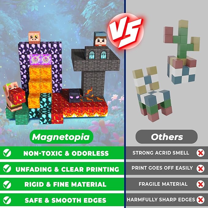 150PCS Magnetic Blocks with Light up Blocks - Magnetic Building Blocks for Kids Ages 4 5 6 7 8 9 10, Magnetic Light up Building Blocks, STEM Sensory Learning Toys, Birthday Gift for Kids Ages 3+