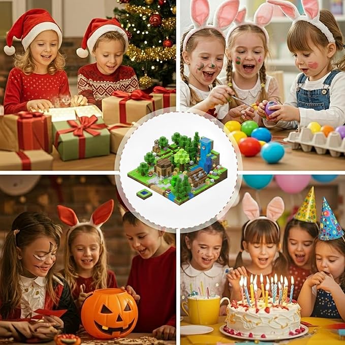Magnetic Blocks 192PCS Magnetic Cubes STEM Building Blocks Stacking Magnet Cubes Dream World Adventure Set Learning Toys for Kids Montessori Sensory Play Educational Birthday Gift Boys & Girls Ages 3+