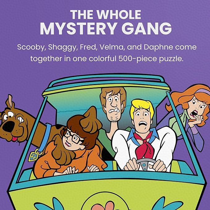 MasterPieces Hannah-Barbera Scooby-Doo 500 Piece Adult Jigsaw Puzzle - 15"x15"