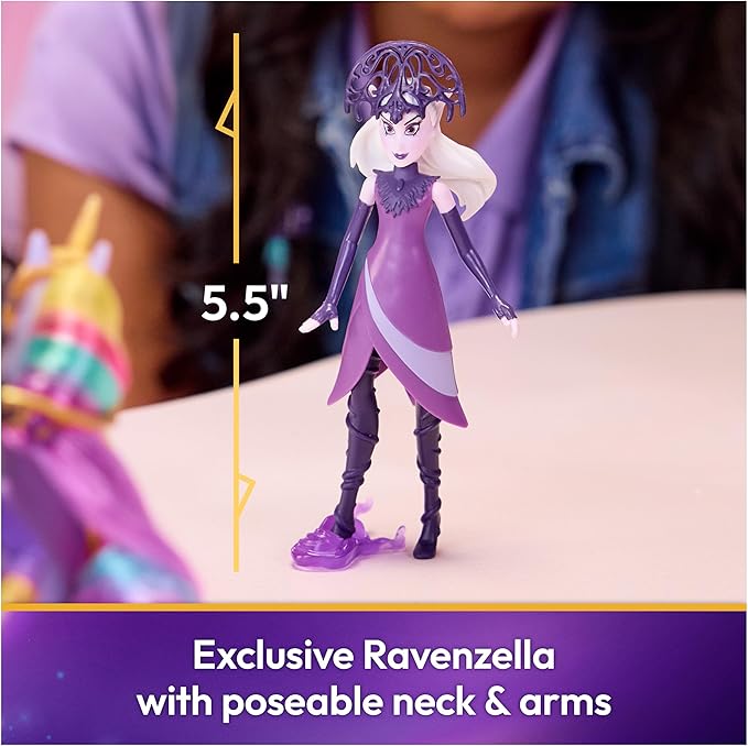 Unicorn Academy, Magic Unleashed Adventure Pack with Sophia, Ava, Ravenzella, Wildstar, Leaf & More, Dolls & Unicorn Toys for Girls Ages 4 and up