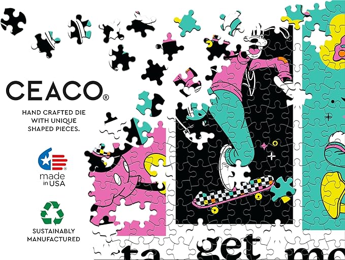 Ceaco - Disney - Mickey and Friends - Gotta Get Movin' - 200 Piece Jigsaw Puzzle