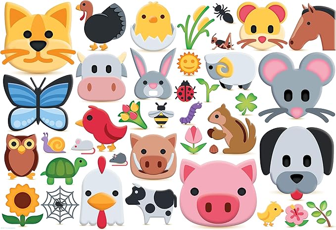 Farm Animals Emojipuzzles 100pc