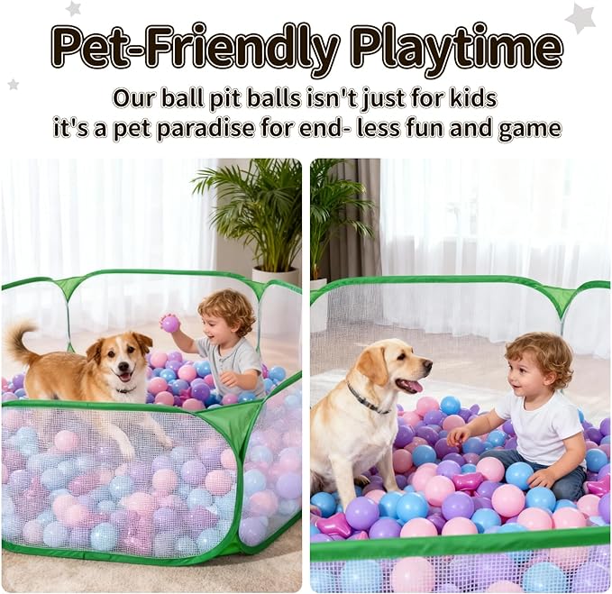 STARBOLO Kids Ball Pit Play Pool Play Tent, Toy Ball Play Pool Foldable Play Tent for Kids Girls Boys Pets Indoor and Outdoor, Balls Not Included (Green).