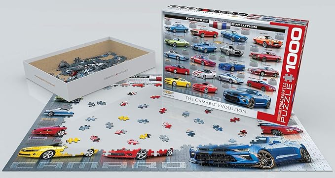 EuroGraphics Chevrolet The Camaro Evolution 1000-Piece Puzzle,108 months to 120 months