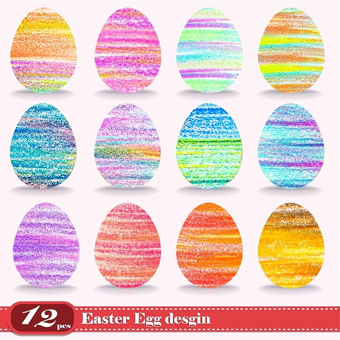 Hapikalor Easter Basket Stuffers for Teens, Art Supplies, 12 Rainbow Colored Pencils, Easter Gifts for Kids, Teen Girl Gifts Trendy Stuff, Birthday Party Favors Arts and Crafts 5-12 Year Old