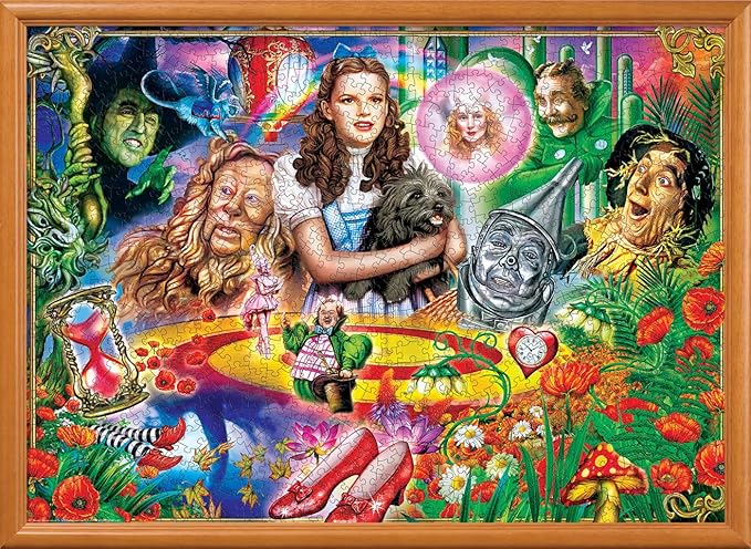 MasterPieces 1000 Piece Jigsaw Puzzle - Wizard Dorothy's Magical Land of Oz - Fun for Adults, Family, Or Youth - 19.25"x26.75"