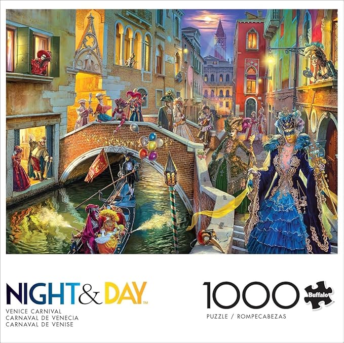 Buffalo Games - Image World - Venice Carnival - 1000 Piece Jigsaw Puzzle for Adults -Challenging Puzzle Perfect for Game Nights - Finished Size is 26.75 x 19.75