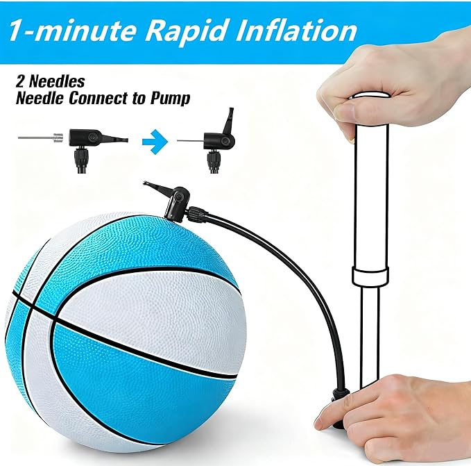 TNELTUEB Mini Basketball Replacement 8.5 Inch Pool Basketballs Ball Hoop Indoor Outdoor Toy, Fits All Standard Swimming Pool Basketball Hoop Pool Game Toy Water Games