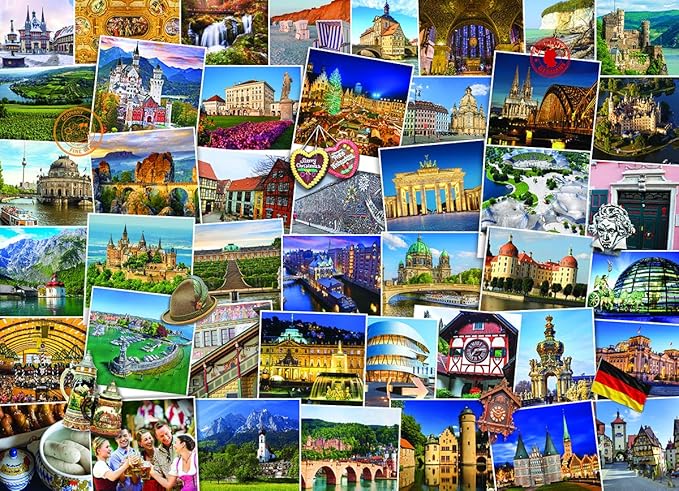 EuroGraphics Germany Globetrotter 1000-Piece Puzzle