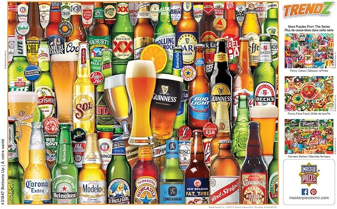 Masterpieces 300 Piece EZ Grip Jigsaw Puzzle - Bottoms Up - 18"x24"