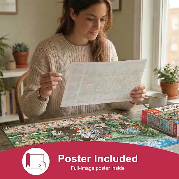 Masterpieces 500 Piece Jigsaw Puzzle for Adults, Family, Or Youth - Pet Day at School - 15"x21"