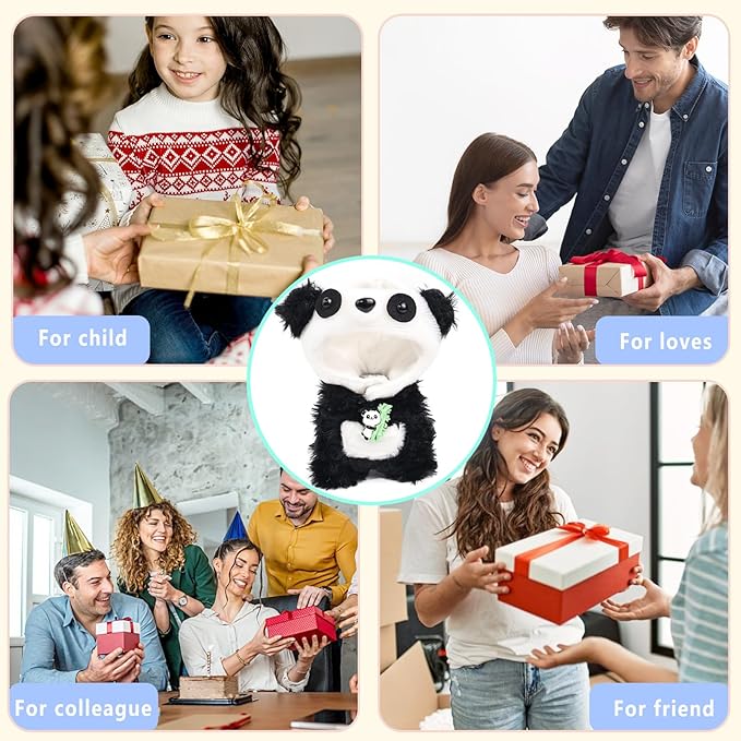 Clothes for labubu 17cm Accessories Suit Cute Clothes for Doll Dress up Animal Style Outfits (NO Doll)（Panda）