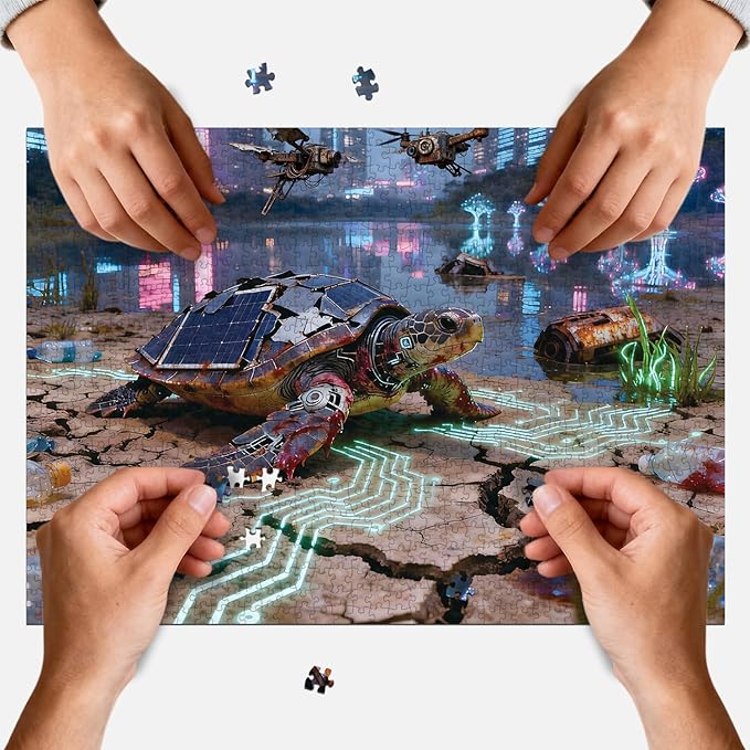 Puzzles for Adults 1000 Pieces Jigsaw Puzzles with Letters on Back Impossible Puzzle No Dust Family Decoration Fun Puzzles Gifts for Women Men (27.56x19.7 Inch)